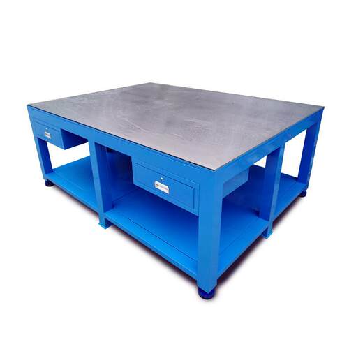 定制钳工工作台重型模具飞模台不锈钢维修装配操作台钢板工作台