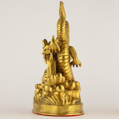 龙厂家铜龙摆件254龙金生肖龙青龙火汉家龙居摆设装饰品祥龙
