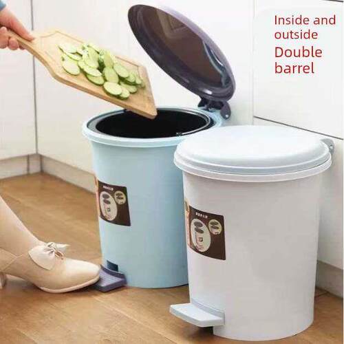 大号垃圾桶脚踏式创意卫生间客厅卧室厨房家用带盖厕所垃圾筒