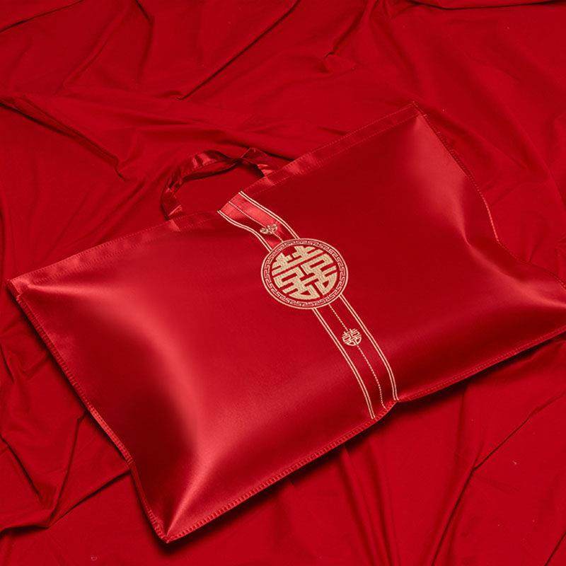 结婚新娘陪嫁物品枕芯包装袋枕头收纳袋大红色喜庆包装袋,节庆用品/礼品,陪嫁用品套装,淘宝优惠券,粉丝福利购,淘宝优惠卷