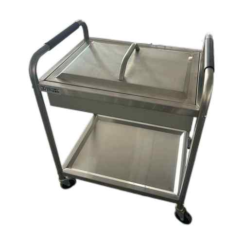 跨传境加厚不锈车钢餐车手推车酒店不锈钢小菜推车餐饮送车餐小收