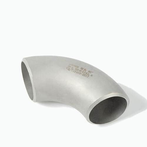 工厂加厚加长90度304不锈钢弯头耐用焊接连接件管件耐磨弯管