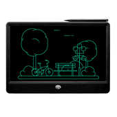 新品 儿童画板绘画写字板带刻度液晶写字板液晶手写板 12.8寸商务款