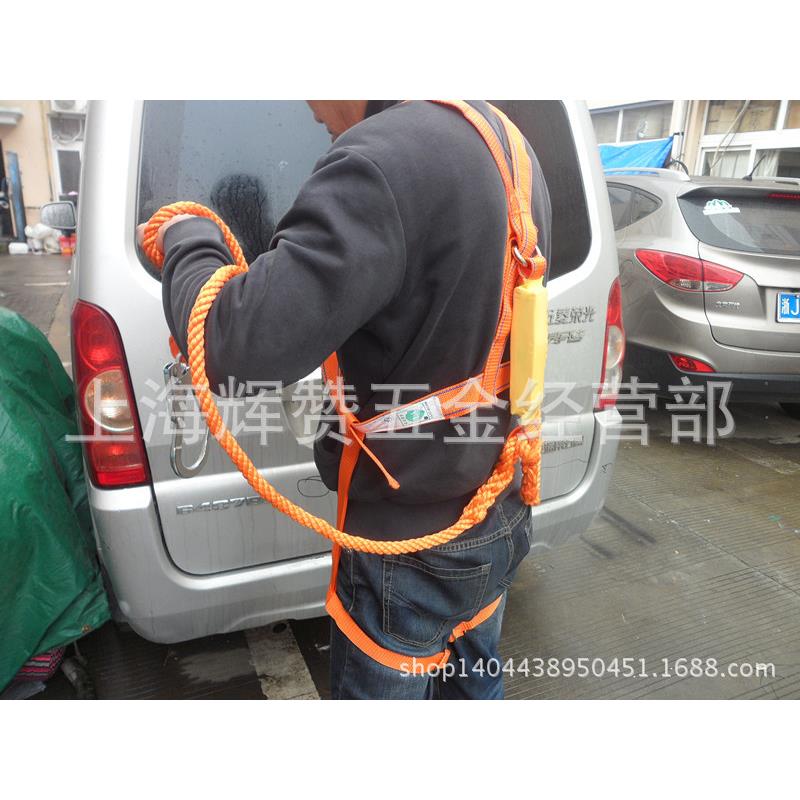 大双钩欧式带缓冲防坠电工安全带 全背五点式双背单钩安全带瑞泰图片
