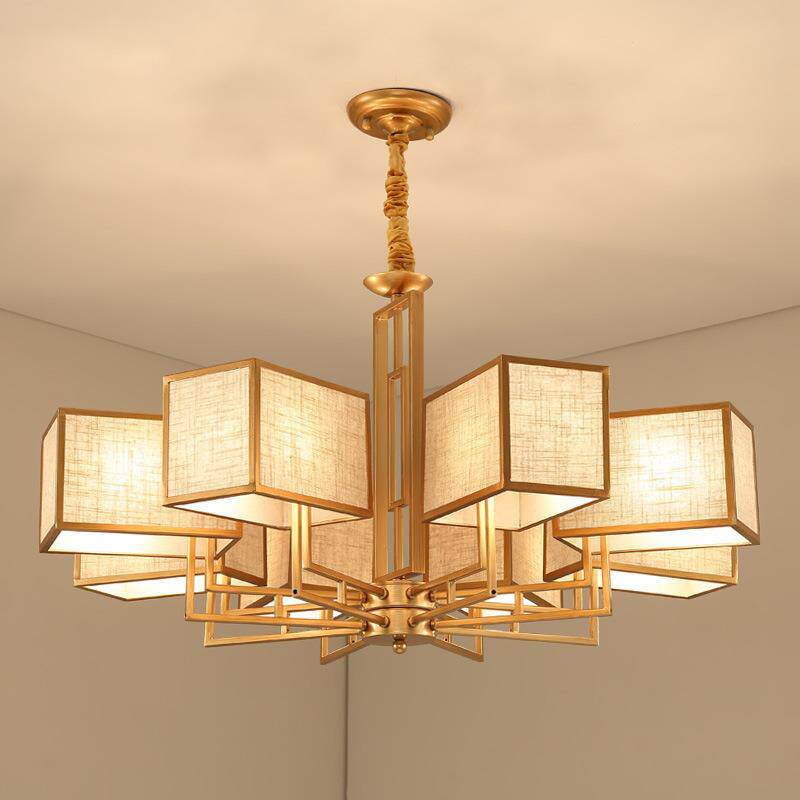 新中式吊灯创意简约现代大气家用客厅大灯餐厅卧室书房仿古中国风