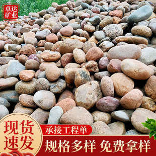 厂家批发鹅卵石变压器用5-8厘米河卵石园林铺路造景河鹅卵石滤料