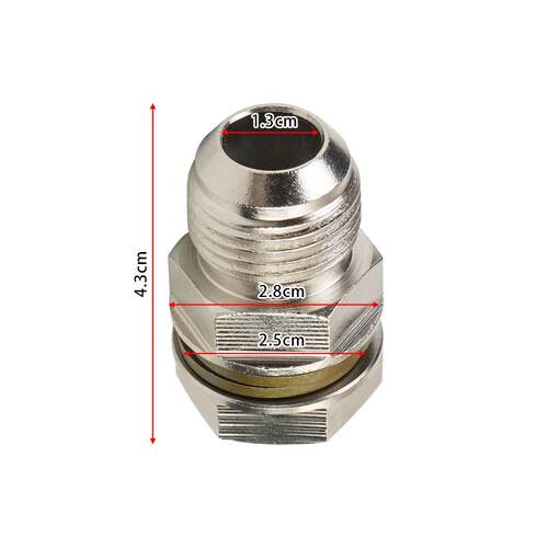 汽车汽配涡轮机油盘 油底壳回泄接头塞子10AN-M18X1. 5滤油器螺纹