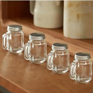 咖啡液分装瓶密封罐高颜值玻璃罐迷你密封瓶咖啡浓缩液随身小玻璃