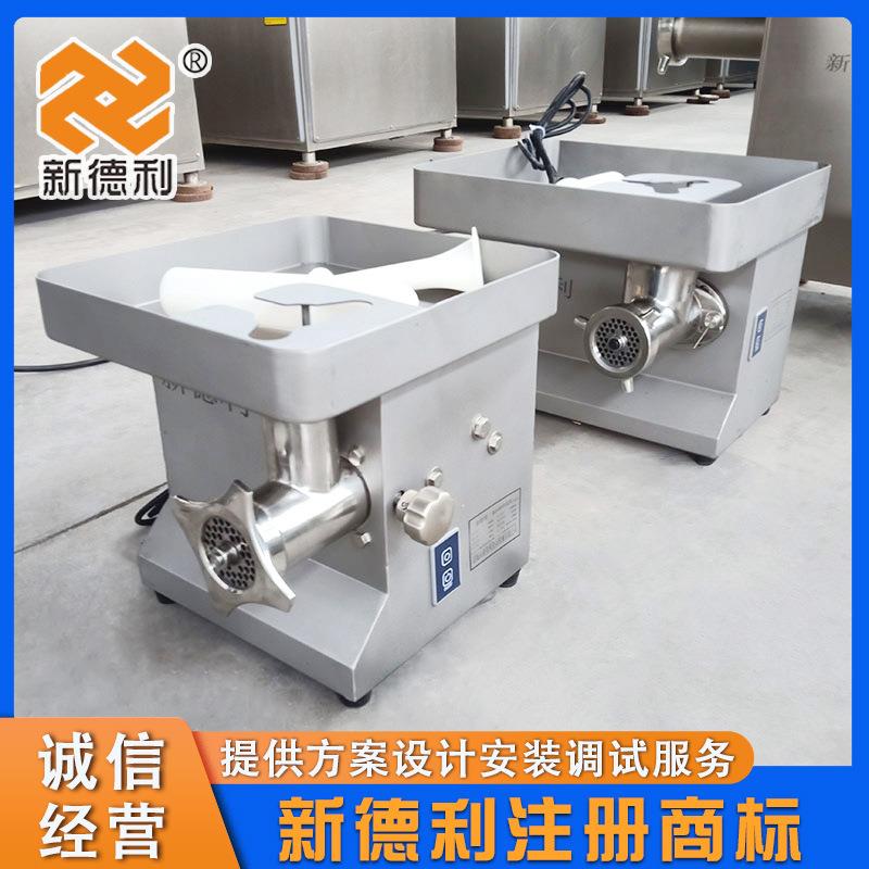 不锈钢12型牛肉丸子绞肉机商用酒店香肠加工设备食品机械小型机器
