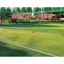 钢拉丝飞盘式撒网手抛网渔网加粗鱼线高强黑尼龙焊接铁链手抛鱼网