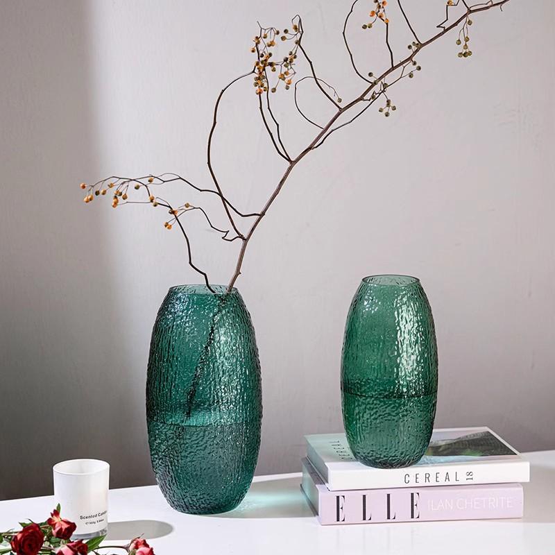 发包高级花瓶玻璃复古大号花瓶