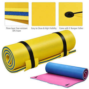 XPE户外水上浮毯海上漂浮水床冲浪活动浮桥魔毯泳池休闲浮床泡沫