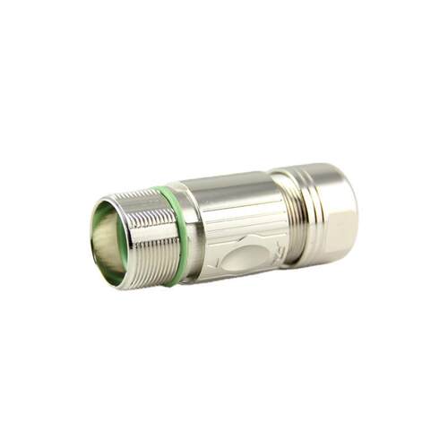 M23信号水连接器M623DJI6对接航空插头冷压针8芯91216防17P19孔