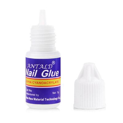 5 Bottles/Set Nail Art Glue Tips Tool Fake Nails Glue/指甲胶