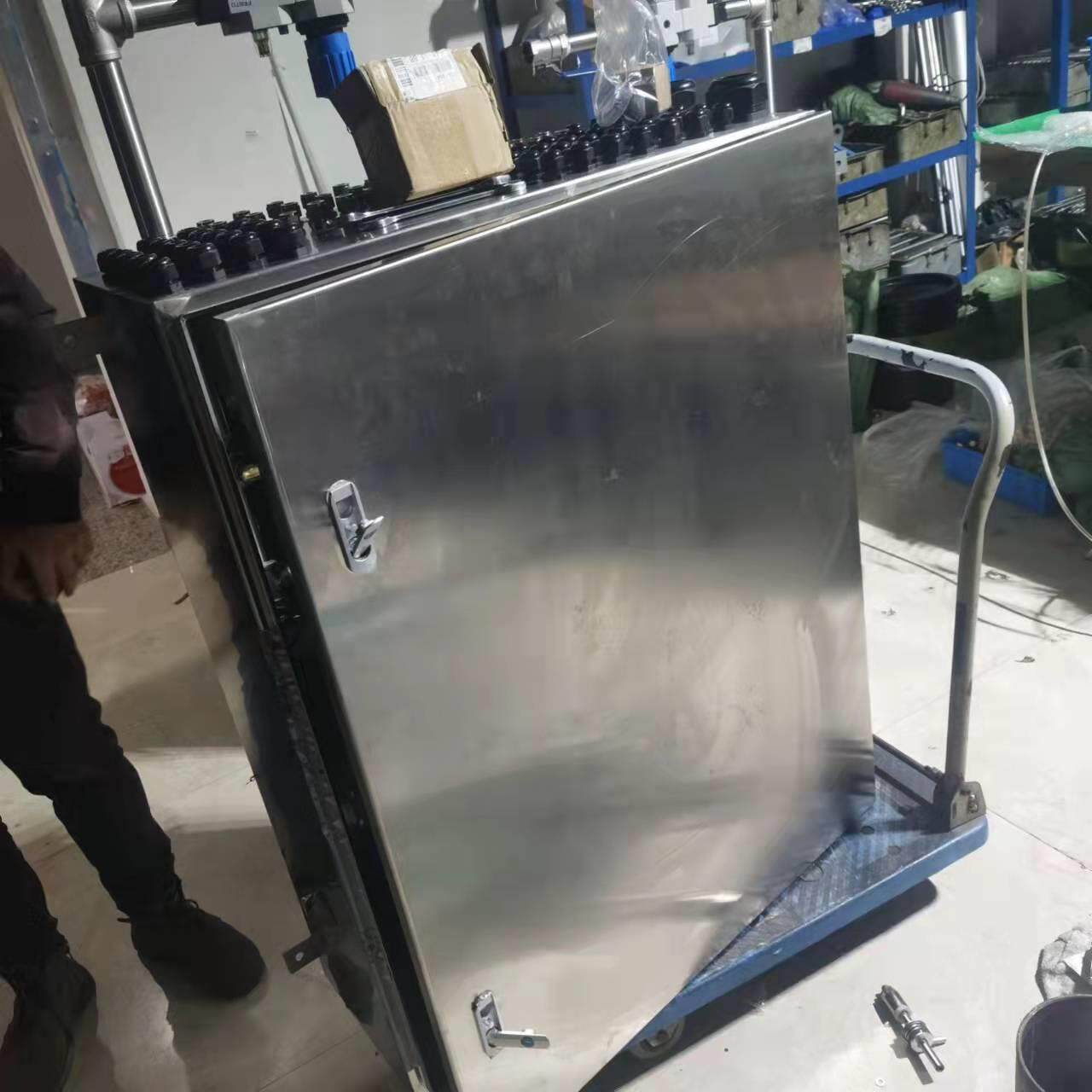 源头工厂承接各种气动控制箱启动控制柜气控箱气动敲击锤控制箱