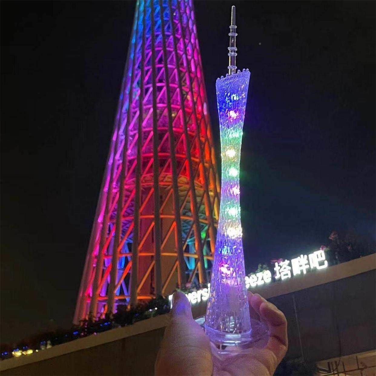 Canton Tower model Guangdong China home furnishings crystal - 实物图