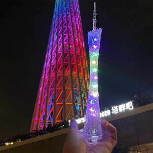 Canton Tower model Guangdong China home furnishings crystal