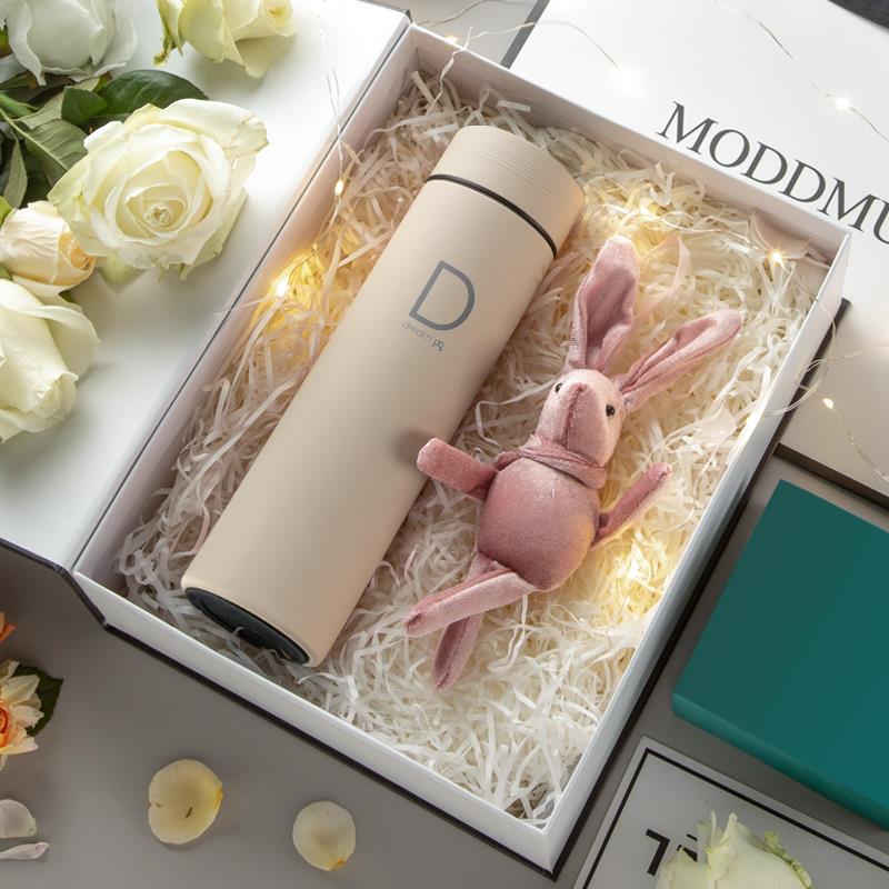 高档情侣保温杯一对女o送男朋制友定log杯子中秋节礼物女老师高档