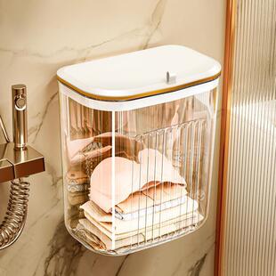 防水浴室放衣卫生间淋浴房干净衣服洗澡间脏衣篓收纳筐放衣袋