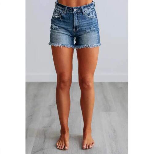 nora risen shorts dark wash indoor outdoor play home decor