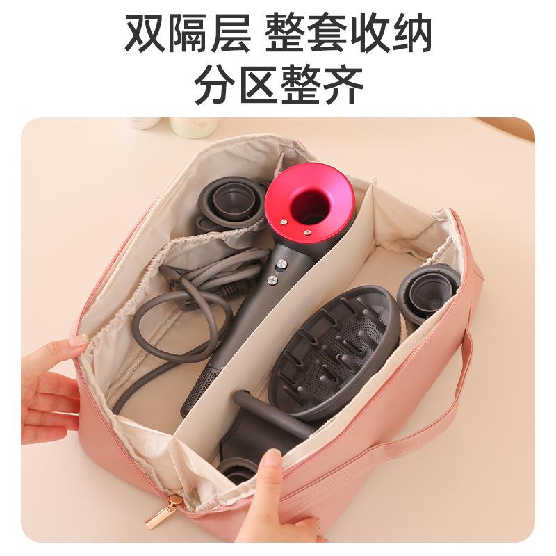 吹风机pu皮收纳包旅行多用途卷发棒直板夹大容量防水保护袋便携袋