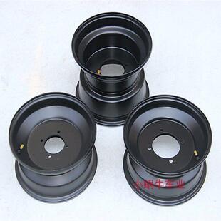 10真空加厚铁轮圈锅 10轮胎22X10 沙滩车10寸轮毂改装 卡丁车23X7