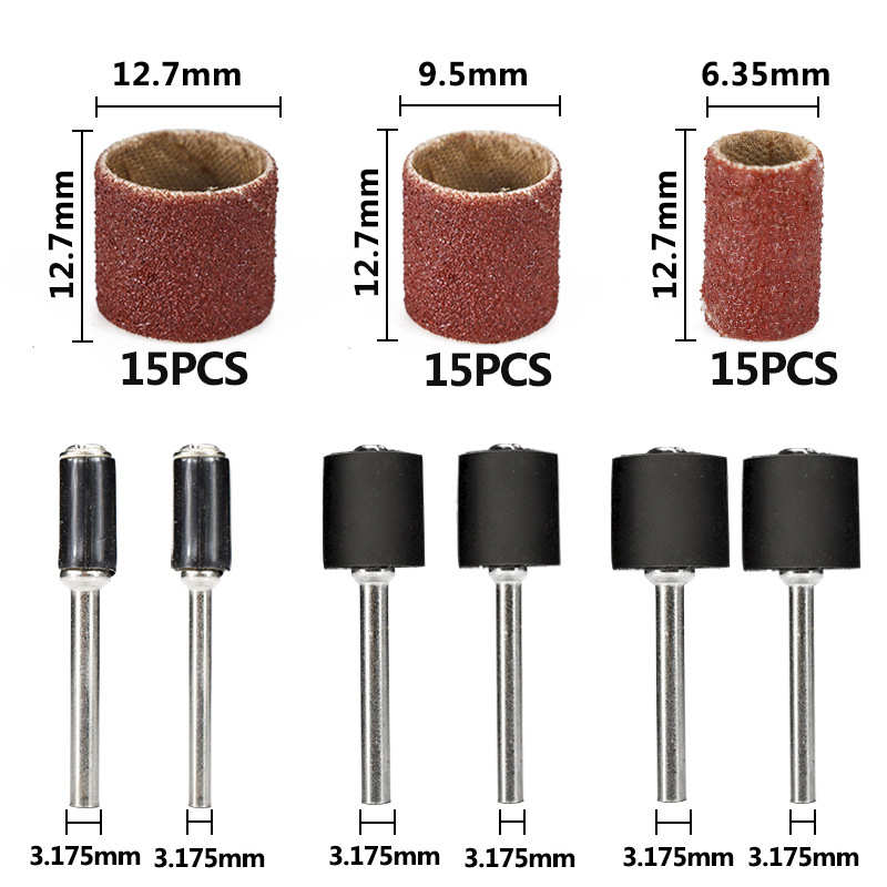 147件套砂圈黑网片高速钢小锯片金刚石切割片磨针电磨套装