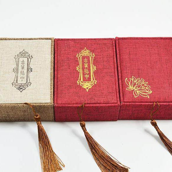 源头厂家古筝指甲盒子 琵琶指甲盒 麻布流苏盒子 指甲收纳盒