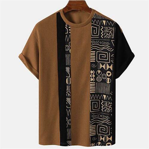 Women's Camouflage Print Round Neck Tee