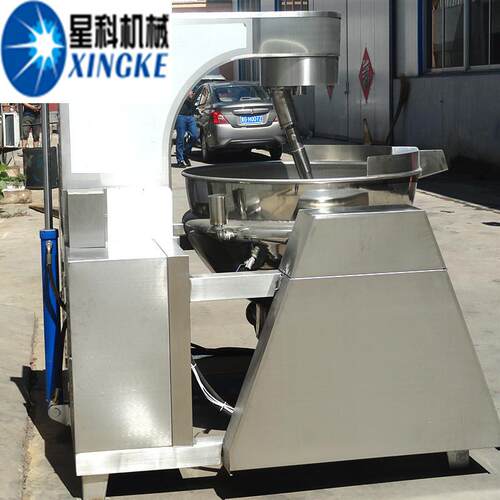 绿豆饼馅料大炒料机 全自动LRB行星型搅中拌炒锅 小型板糕栗翻炒