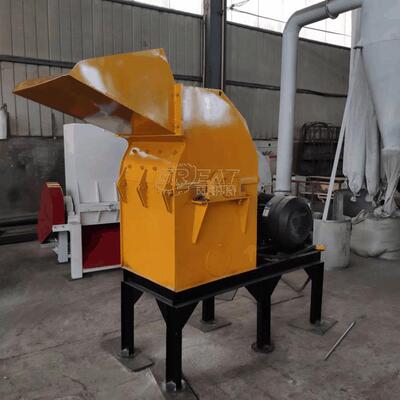 橡胶皮子废料打碎机楼顶屋面防水卷材破碎机竹筒打渣机