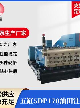 江浙沪厂家五缸5DP170油田注聚泵高压泵往复式