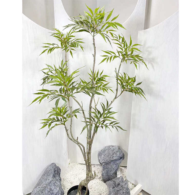 盆栽物落地橱窗绿植功劳摆件十大黄天仿真客厅室内装饰假植 竺