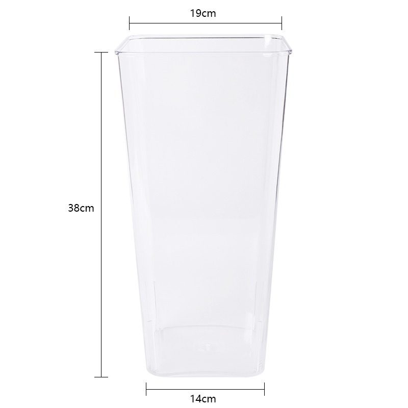 醒花桶高颜值专用塑料创意花束花盆橱窗直筒落地桶高端家用花艺装