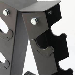 哑铃哑铃健身器材六角哑铃63a型胶架圆头对支架对教室包私家用架