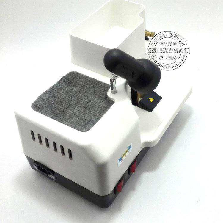 眼镜设备仪器 带灯手磨机镜片抛边机磨边机带V槽倒边机 质保一年