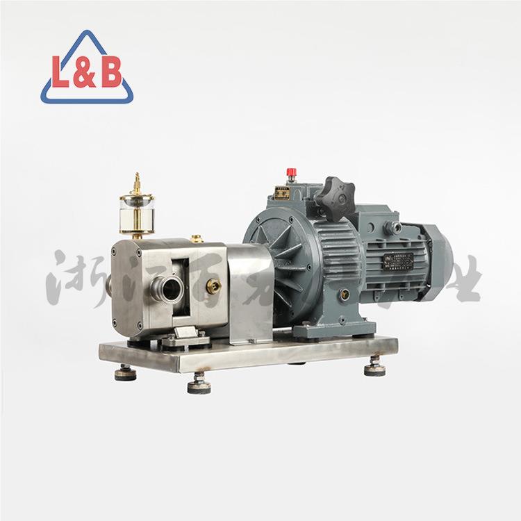 不锈生钢凸轮转子泵品产厂家3RP 酱克料糖蜜巧力高粘稠食卫生输送