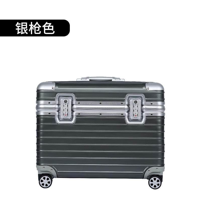 正品全摄铝镁合行金旅行登机箱相机拉杆箱影箱机长箱箱静音李箱万 - 实物图