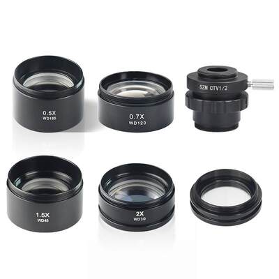 GAOPIN舜宇体视显微镜广角物镜防尘镜WD165 0.5X减倍镜头/WD30 2X