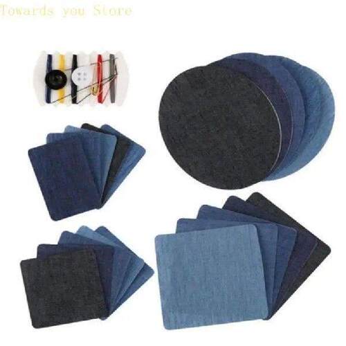 Q9QF Iron-on Jeans Patches Inside & Outside Strongest