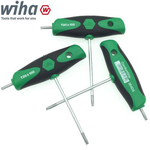 德国wiha威汉T型星型扳手进口两用两头六角梅花扳手364DST10T15