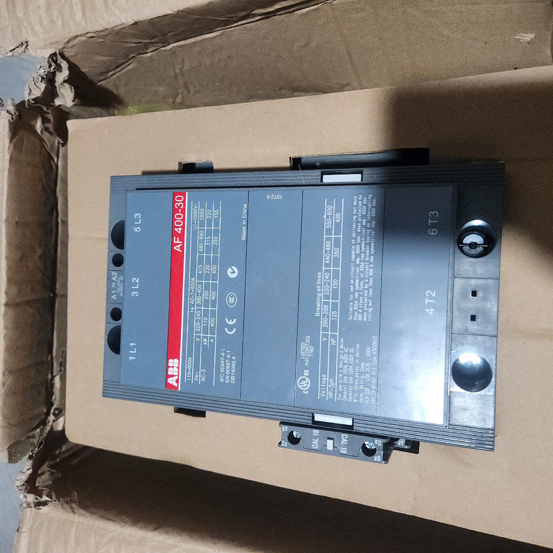 全新库存ABB AF400-30-11