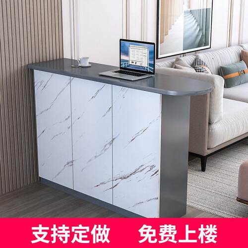 家用小户型吧台客饭厅靠墙玄关隔断柜厨房多功能置物架双面小吧台