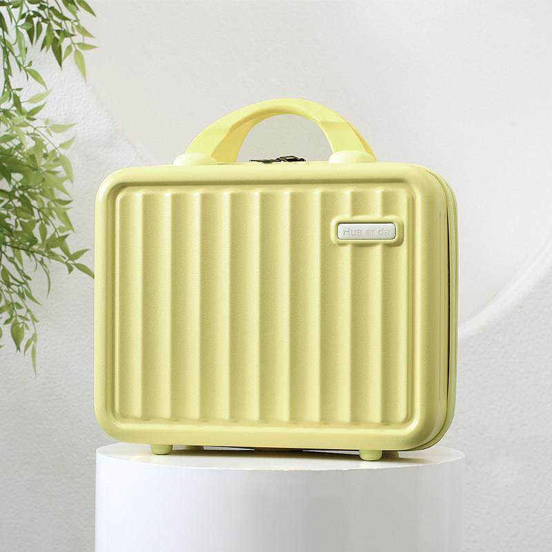 高档小子箱手提行李箱化妆收包女纳旅行14寸小型迷你可套拉公杆司