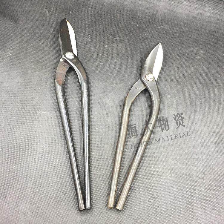 手用铁皮剪不锈板铁皮老式直嘴弯嘴工业铁丝网铁剪