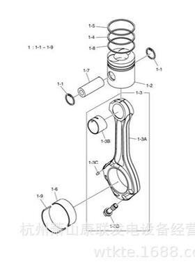 PU12665.91301-0010Dowel销斗山