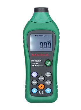 直销MS6208AB非接触式转速仪转数表数据保持上限下限值