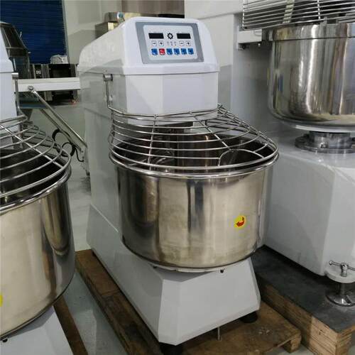 双速双动和面机50L60L80L商用型全自动揉面机活面机面粉搅拌机