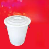 加厚桶塑料铁饼桶圆桶厨房储水桶食品级米桶面桶50 160L消毒桶