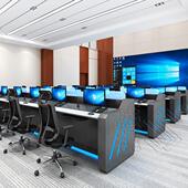 应急度指挥中心工操作台作电脑安桌防调602台监控室控制台多功能